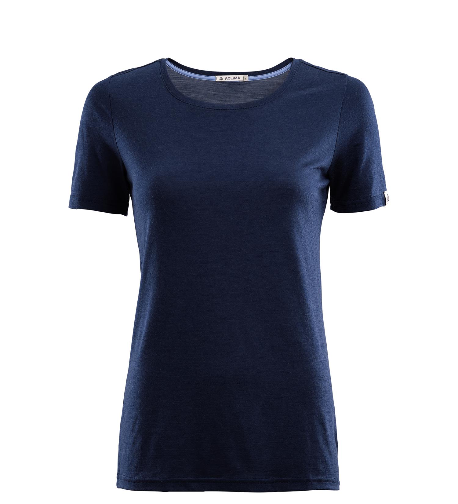 Aclima-LightWool T-skjorte Dame Marine-103105-Sporten Bagn-3