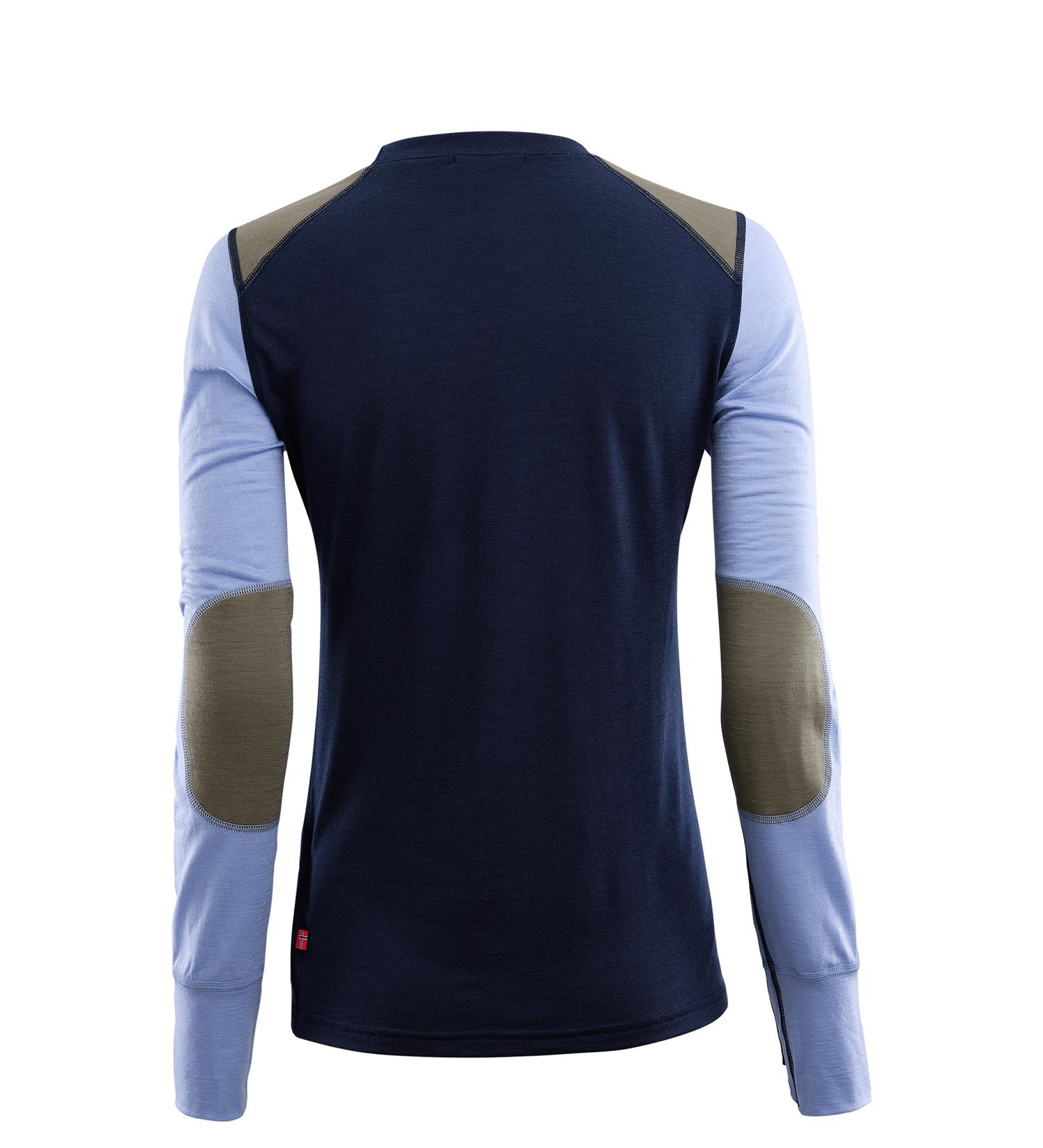 Aclima-LightWool Reinforced Crew Dame Marine-Blå-103755-Sporten Bagn-3