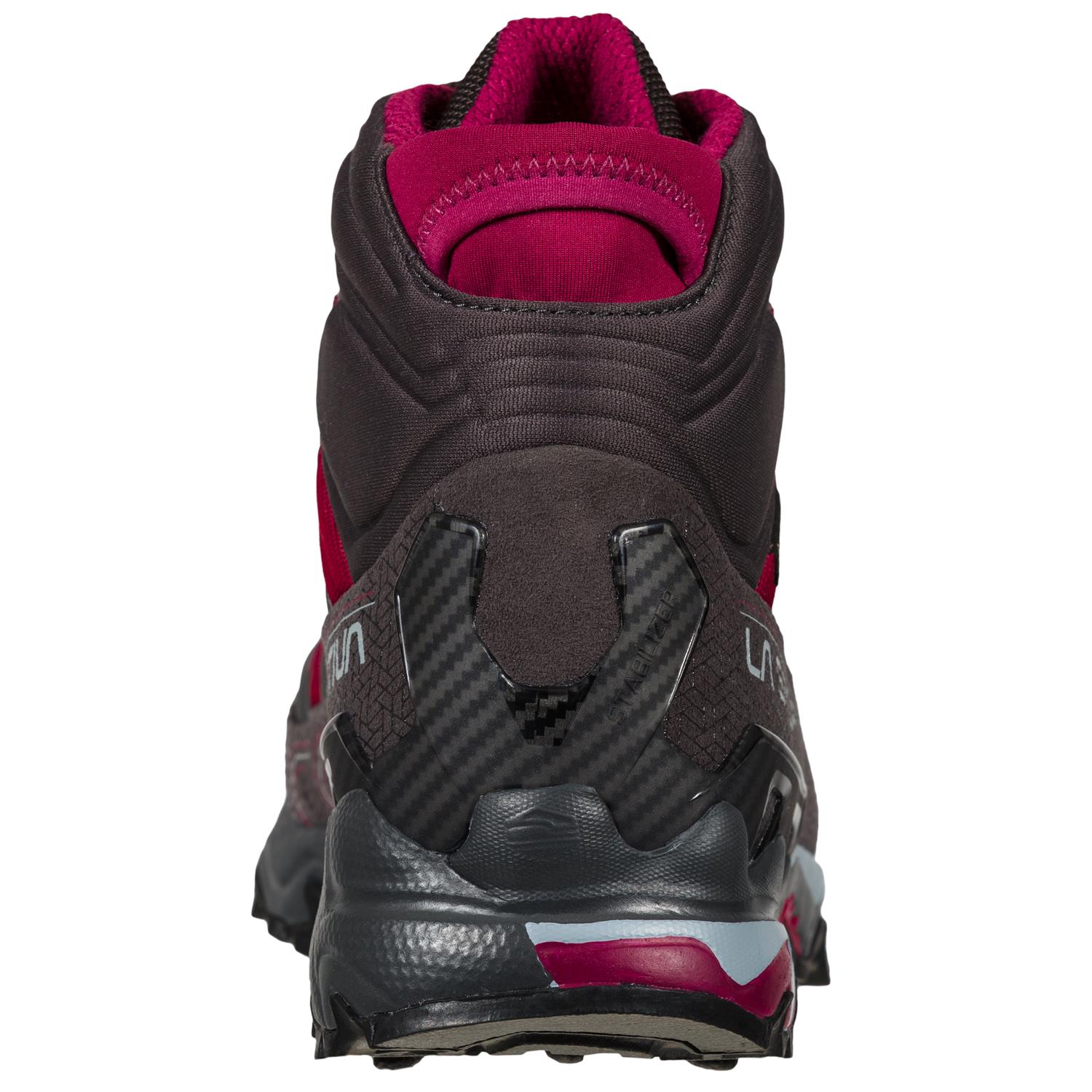La Sportiva-Ultra Raptor II Mid Gtx Dame Hikingsko Carbon-Red Plum-LA34D-Sporten Bagn-3