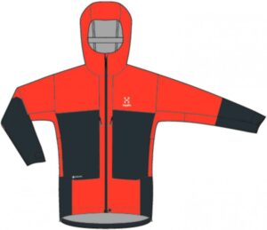 Haglöfs-Roc Sheer Gore'tex Jakke Herre Oransje-604811-Sporten Bagn-1