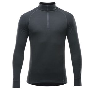 Devold Duo Active Zip Neck Herre Sort