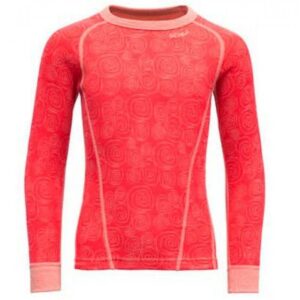 Devold Duo Active Trøye Barn Poppy