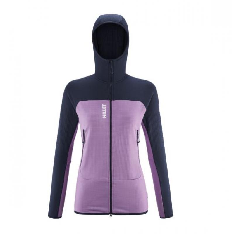 MILLET-Millet Fusion Grid Hoodie W Rosa--Sporten Bagn-1