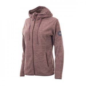 MoveOn Geilo Dame Fleecejakke m/hette Rose Taupe