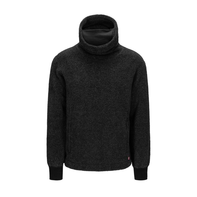 Aclima Reborn Terry Pullover Unisex Sort - Bilde 5