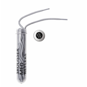 Morild Norway Skolisser med refleks hvit/refleksgrå