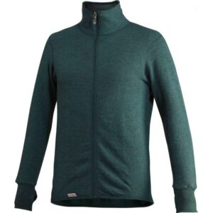 Woolpower Full Zip Ulljakke 400 Forest Green