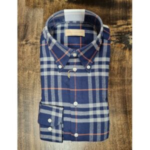 Monte Napoleone Herre Skjorte Blå