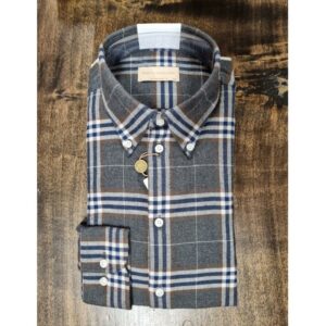 Monte Napoleone Herre Skjorte Grå