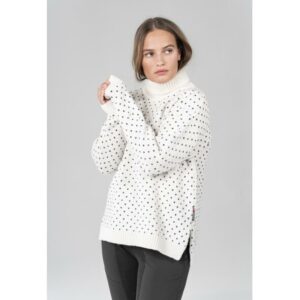 Devold  Sørisen Wool High Neck Dame Hvit