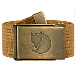 Fjällräven Canvas Brass Belt 4 Cm Brun