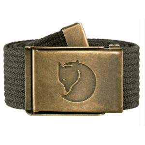 Fjällräven Canvas Brass Belt 4 Cm Grå