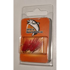 Ikke definert PILKEFLUE rød/sølv