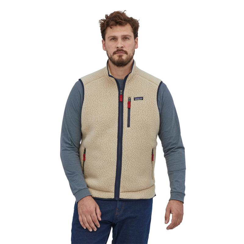 Patagonia Retro Pile Vest Herre Hvit - Bilde 9