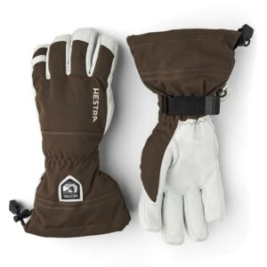 Hestra Army Leather Heli Ski Hanske Espresso